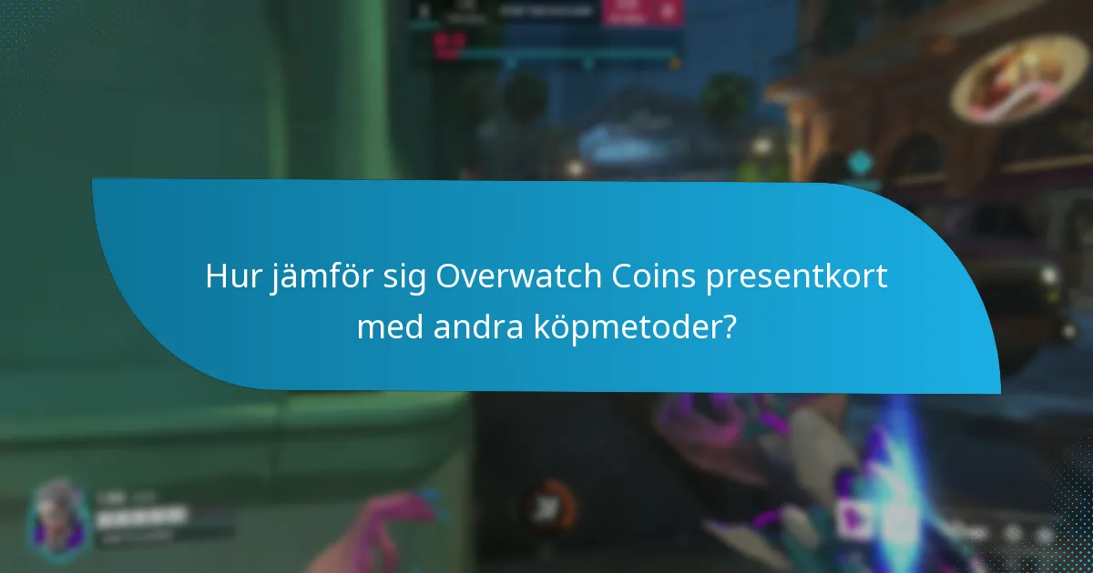 Hur använder jag Overwatch Coins presentkort?