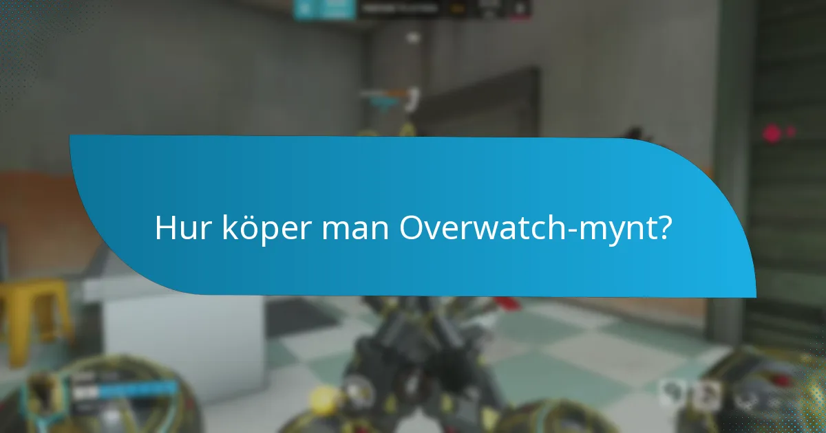 Vilka typer av belöningar kan köpas med Overwatch-mynt?